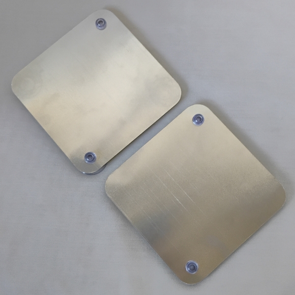 2PCS "BABY UP IN THIS B" Baby On Board Metal Driving Safety Warning Car Signs - Picture 7 of 14